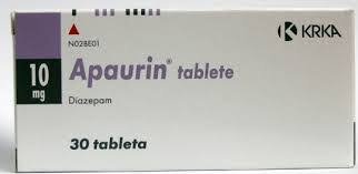 Kjøp APAURIN DIAZEPAM 10MG